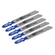 Jigsaw Blade for Metal 92mm 17-24tpi - Pack of 5 [SJBT118A]