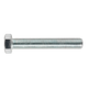 SS16100 Zinc Plated HT Setscrew M16 x 100mm DIN 933 Pack of 5
