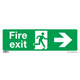 Worksafe Fire Exit Right Vinyl