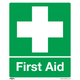 First Aid Safety Sign Vinyl