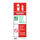 Worksafe® Water Fire Extinguisher Safety Sign - Pack of 10