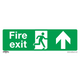 Worksafe® Fire Exit (Up) Safety Sign - Rigid Plastic