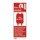 Worksafe® Fire Blanket Safety Sign - Self-Adhesive Vinyl