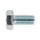 SS612 Zinc Plated HT Setscrew M6 x 12mm DIN 933 Pack of 50