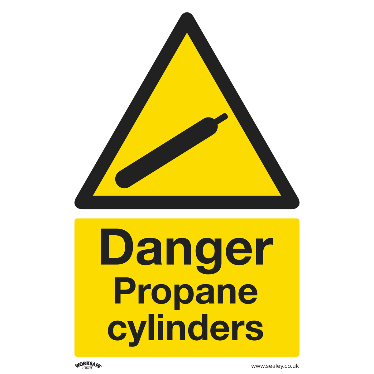Danger Propane Cylinders Safety Sign