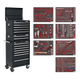 Tool Chest 14 Drawer 446pc Black