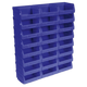 Plastic Storage Bin 105 x 85 x 55mm Blue Pack of 24 [TPS124B]