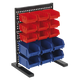 Bench Mounting Bin Storage System with 15 Bins [TPS1569]
