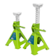 Axle Stands Pair 2T Hi-Vis Green