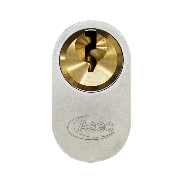 ASEC Vital 6 Pin Oval Key & Turn Cylinder
