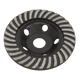 Worksafe® Turbo Row Concrete Grinding Head 125mm [WDRTCUP125]