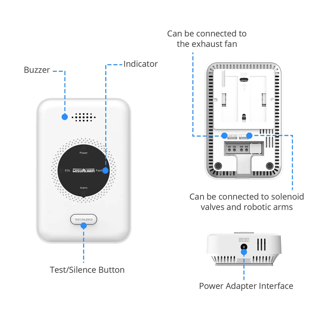 DHI-HY-GA20A-R8 Interlinked Gas Alarm