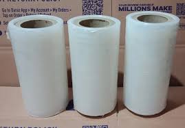 Heavy-Duty Shrink Plastic Wrap Roll, 18" x 180m, 1.5kg, High Quality for Wrapping & Packing