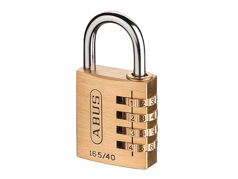 ABUS - ABU16540C - Brass Combination Padlock 4 Digit