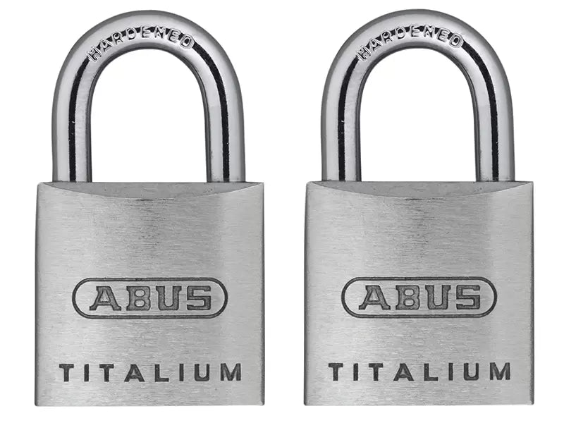 ABUS 64TI/20mm TITALIUM Twin Pack