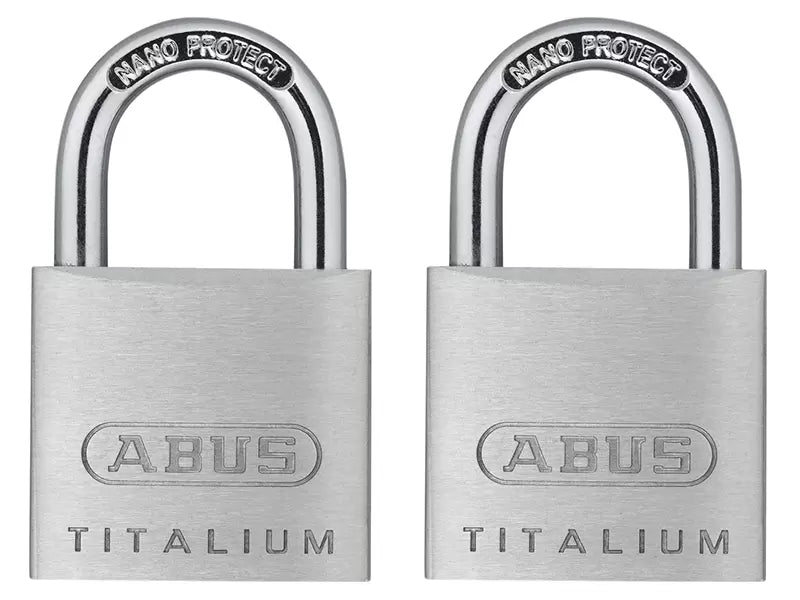 ABUS - ABU64TI30TC - TITALIUM Padlock Twin Pack