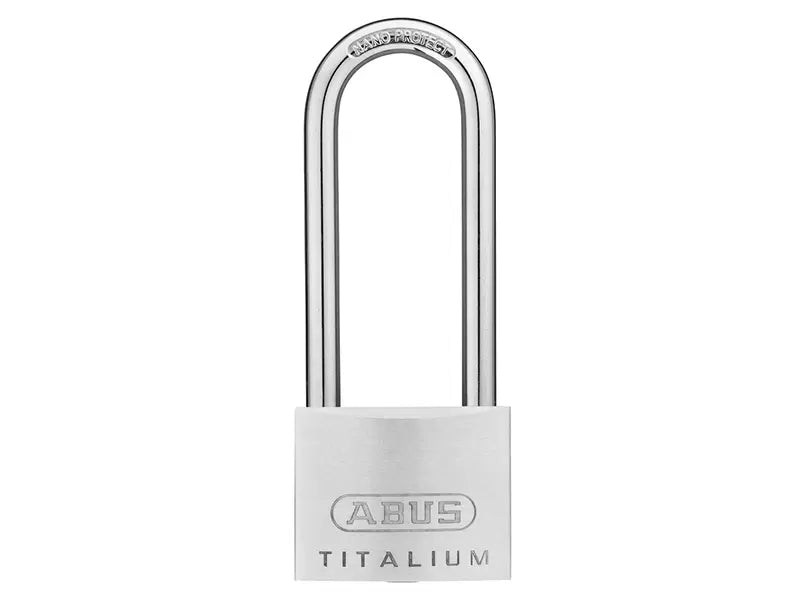 ABUS 64TI/50mm TITALIUM 80mm Long Shackle Padlock