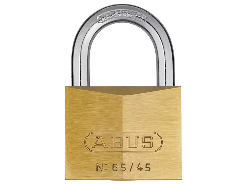 ABUS 65/45mm Brass Padlock Carded