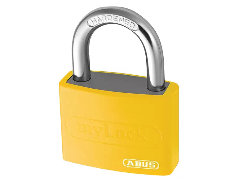 ABUS T65AL Yellow Keyed Alike Padlock 6401