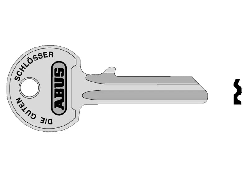 ABUS 55mm Right Hand Key Blank