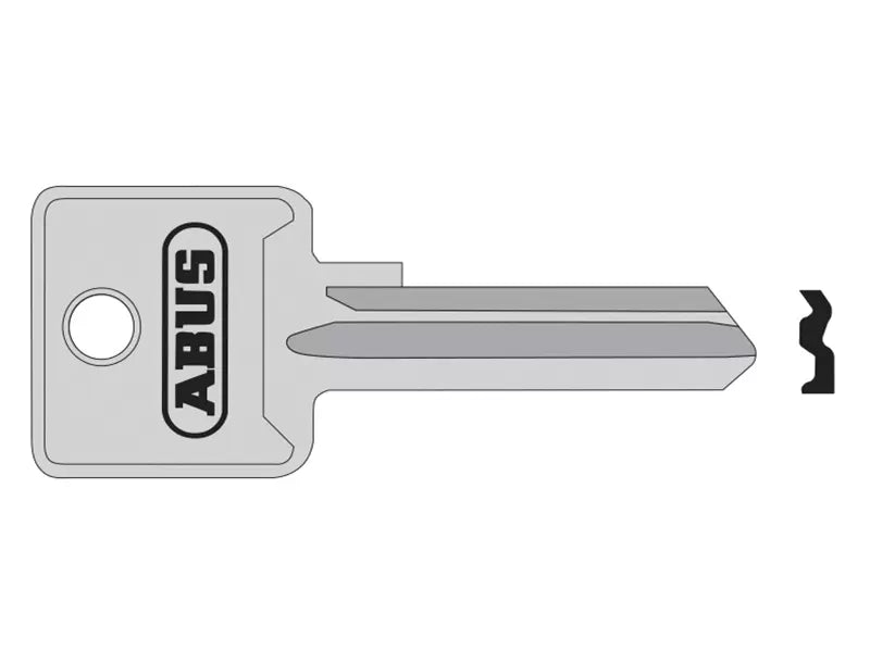 ABUS 85/50 Left Hand Key Blank