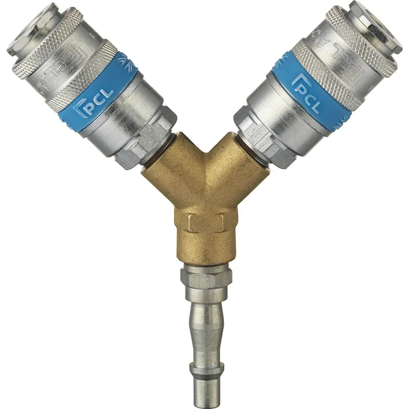 PCL AC6103 - Airflow Twin Coupling to Standard Adaptor