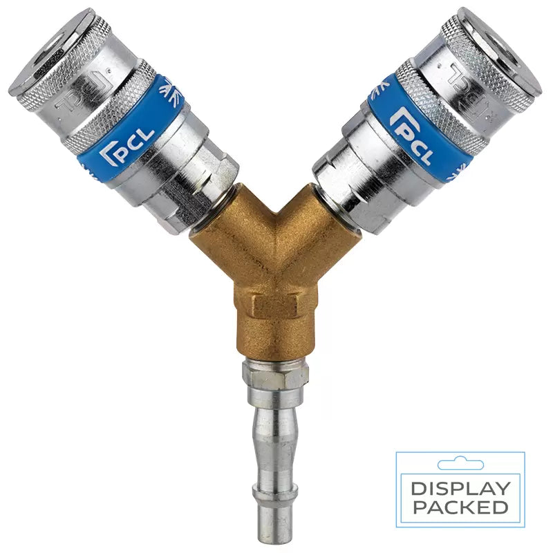 PCL AC6505 - Vertex Twin Coupling to Standard Adaptor (Skin Packed)