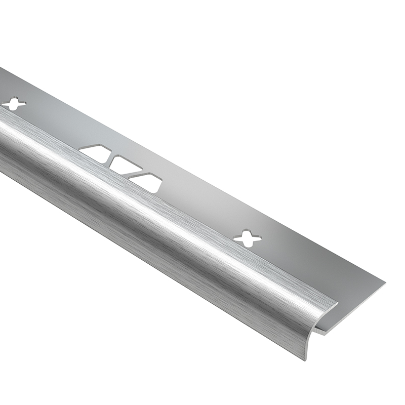 Schluter VINPRO-RO-ACGB Brushed Chrome Anodised Aluminium Edge Protection Profile 2.5m
