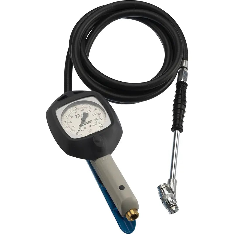 PCL AFG1H06 - Airforce II Tyre Inflator 0-170 psi & 0-12 bar, 2.7m Hose Twin Clip-on Connector