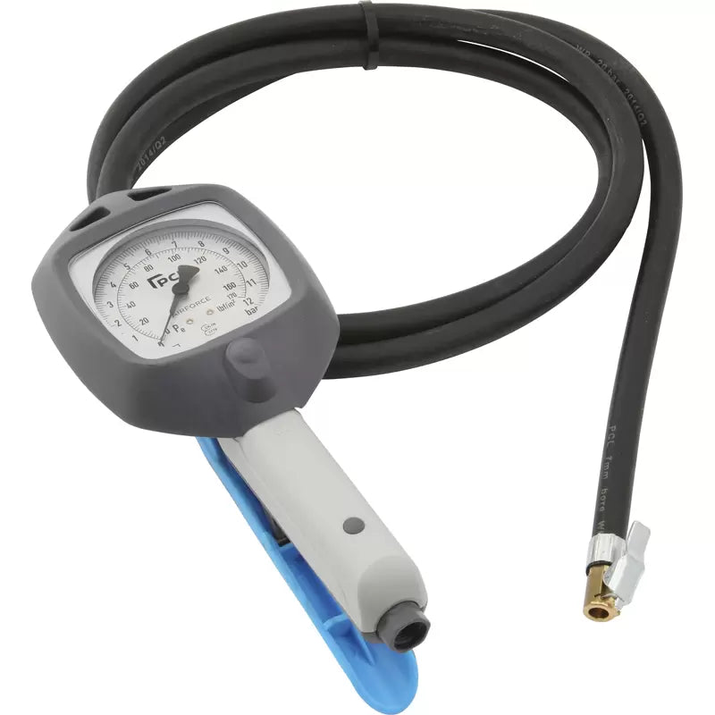 Airforce II Tyre Inflator 0-170 psi & 0-12 bar 1.8m Hose Euro