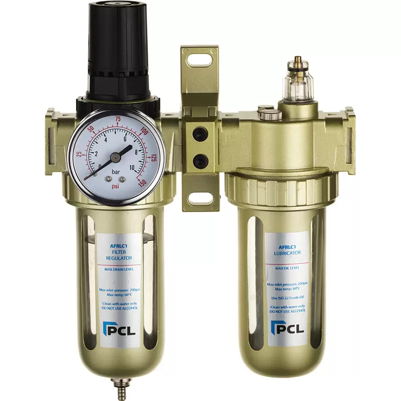 Air Treatment Filter/Regulator/Lubricator 0-150 psi 1/2 Ports
