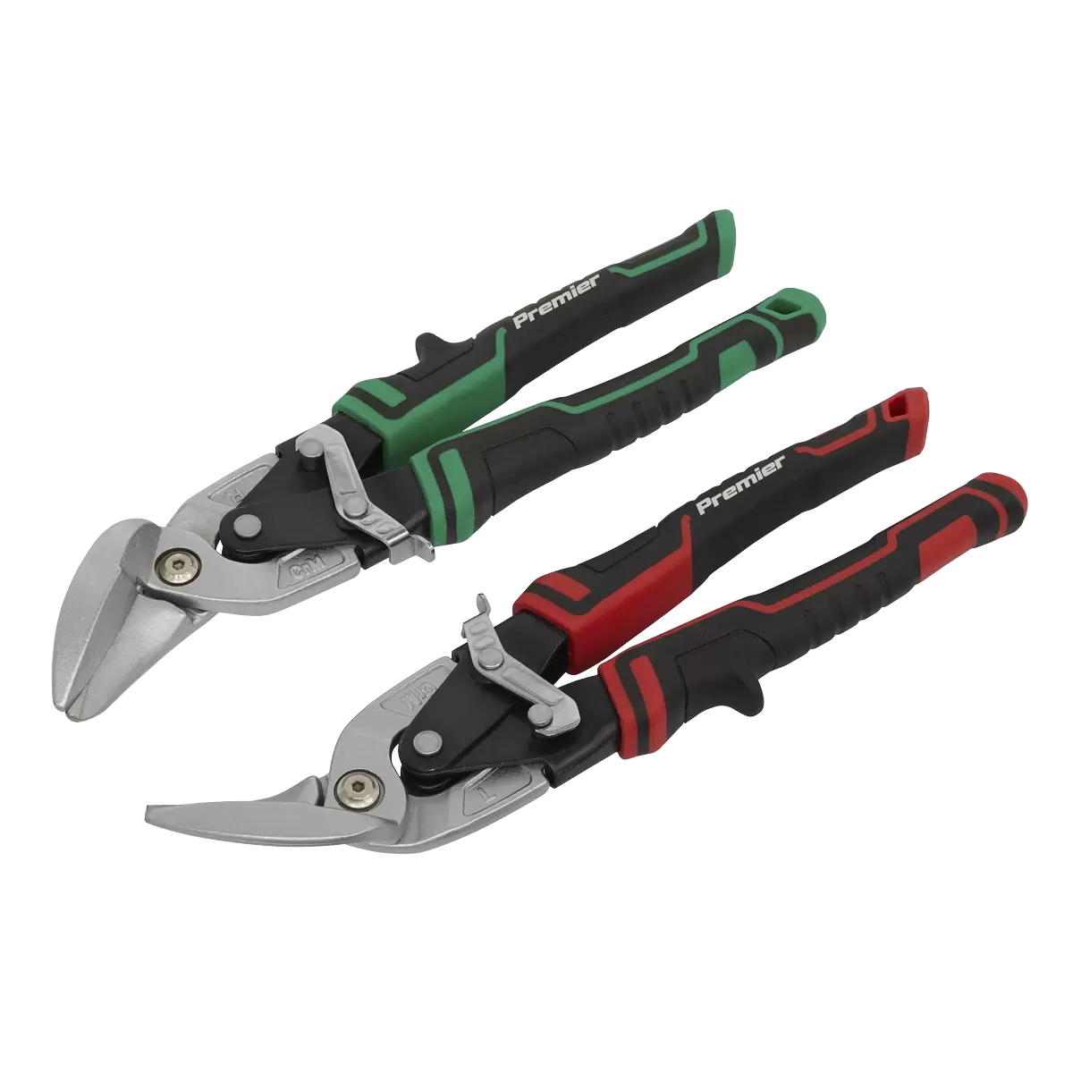 Sealey - AK69072 - Premier High Leverage Offset Aviation Tin Snip Set 2pc