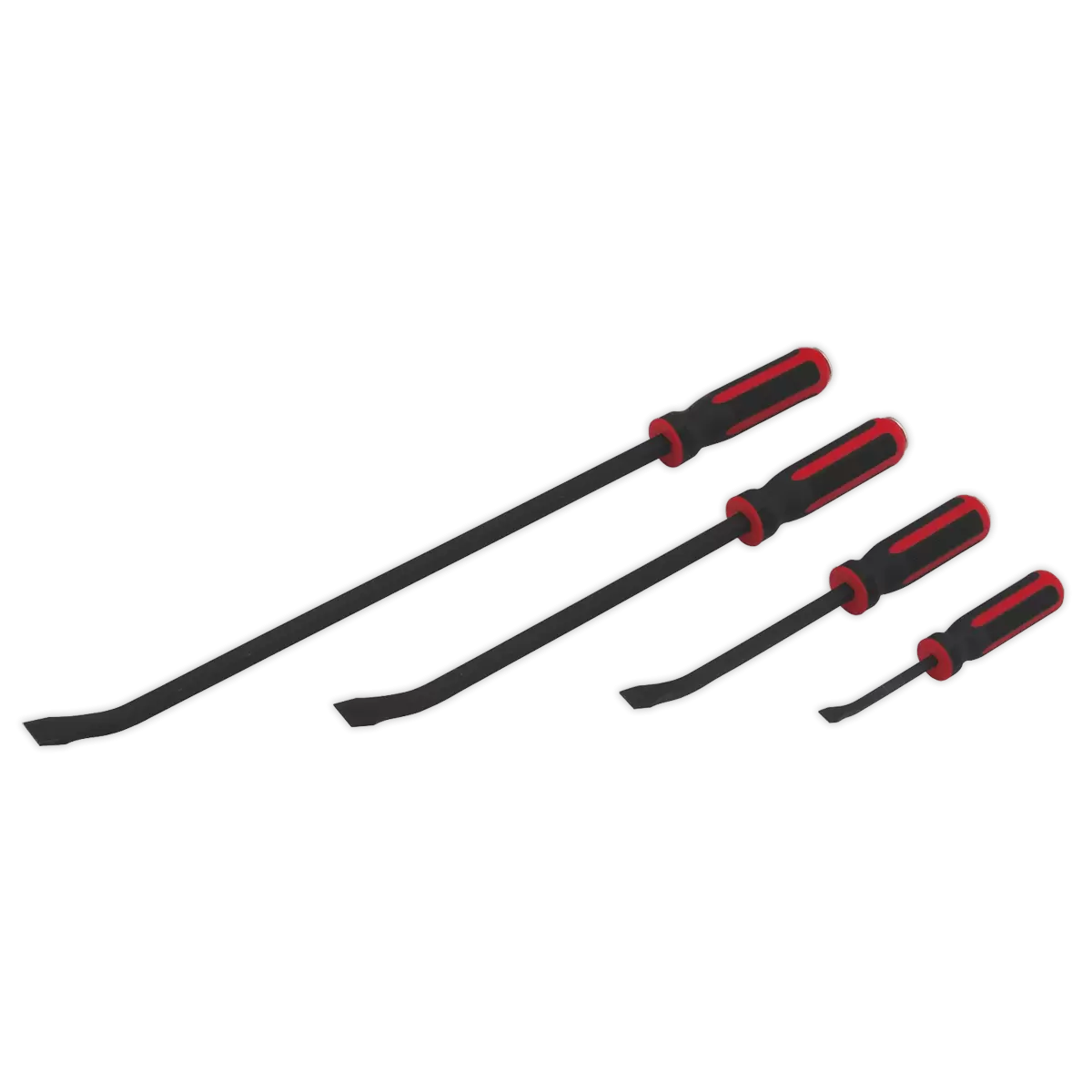 Sealey - AK9105 - Premier Heavy-Duty Angled Pry Bar Set with Hammer Cap 4pc