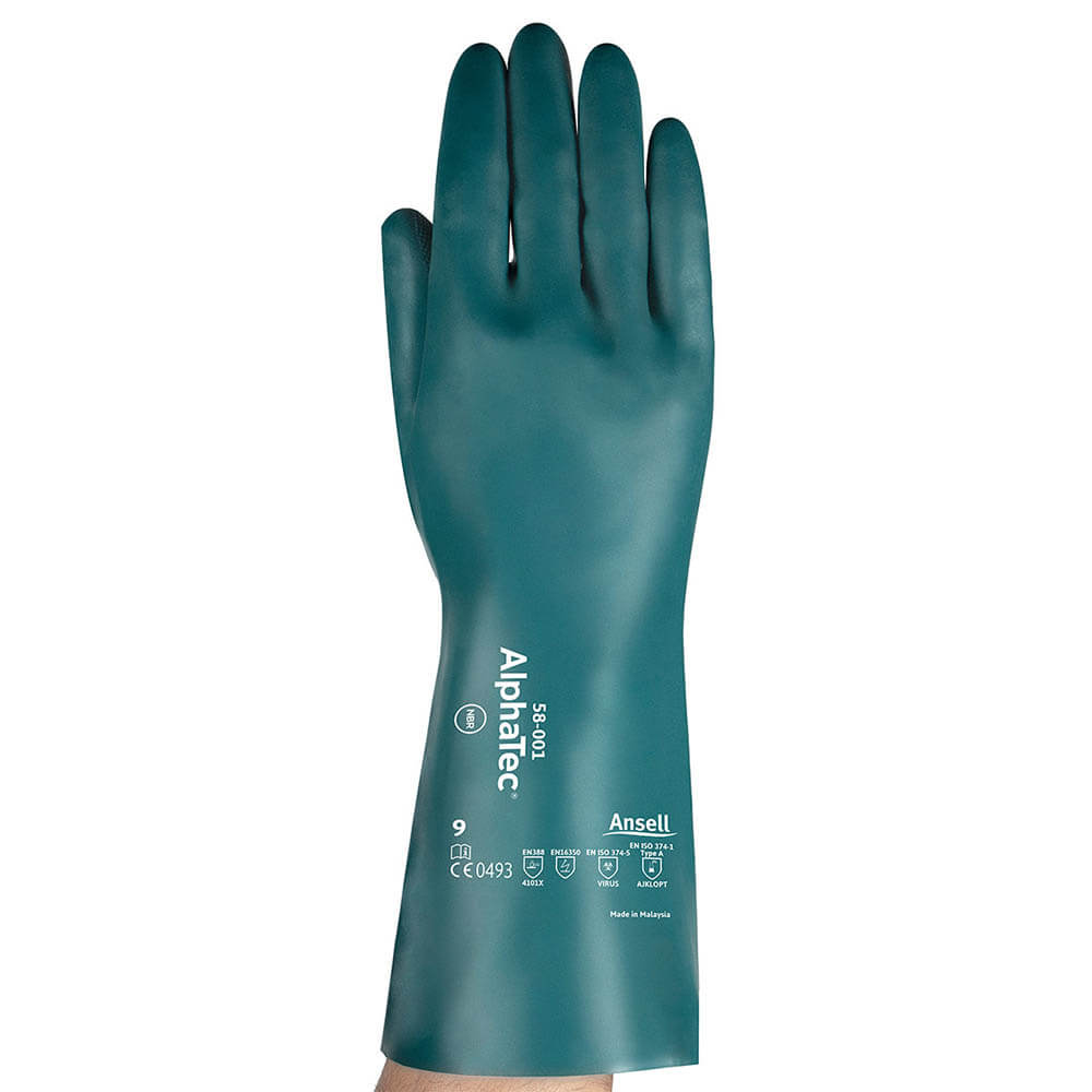 Ansell AlphaTec 58-001 ESD Chemical Gloves