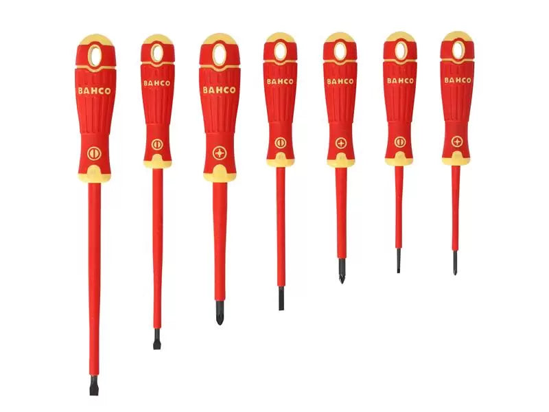 BAHCO Insulated Screwdriver Set 7 Piece