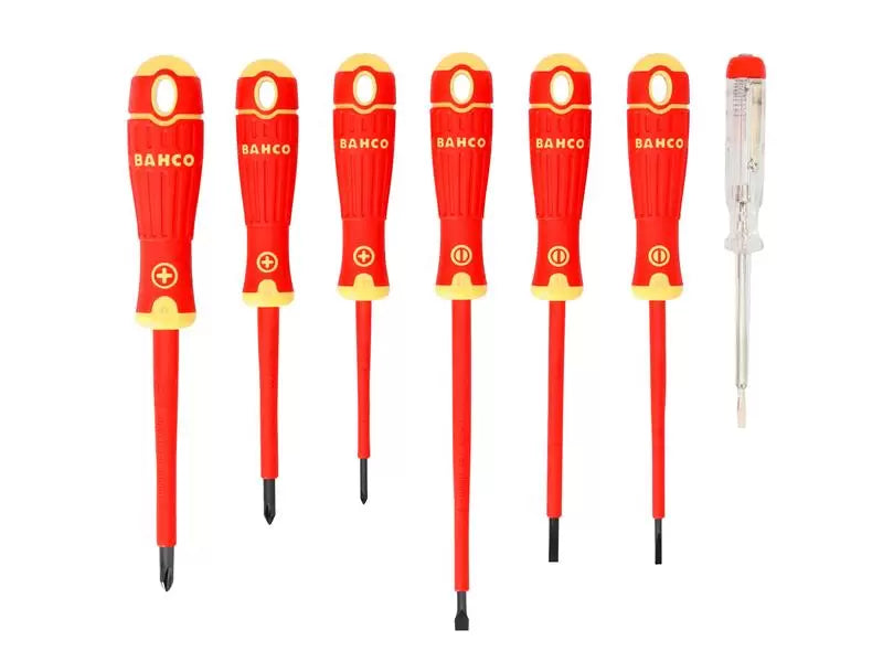 BAHCO Insulated Screwdriver Set 7 Piece
