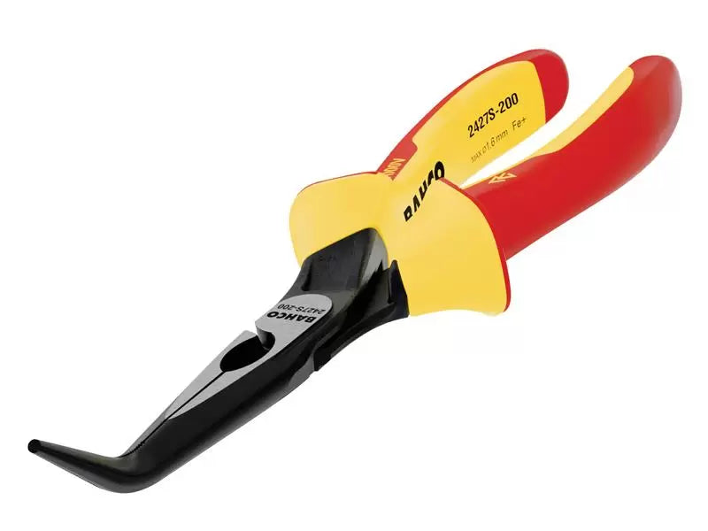 BAHCO ERGO Insulated Bent Nose Pliers 200mm