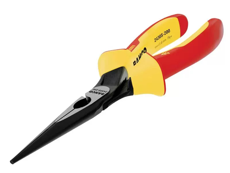 BAHCO ERGO Insulated Long Nose Pliers 200mm