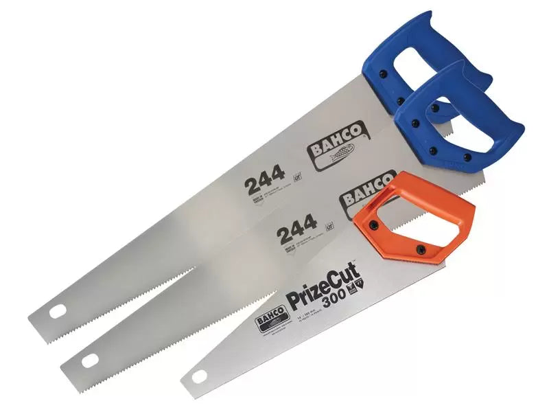 BAHCO BAH24422300 2 x 244 22in Handsaws+ 1 x Toolbox Handsaw 350mm (14in)