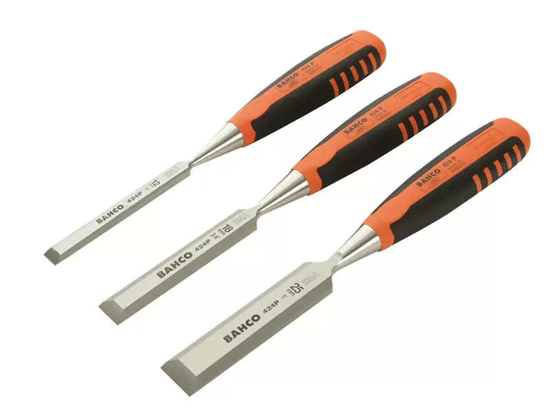 BAHCO Bevel Edge Chisel Set 3 Piece
