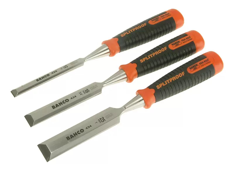 BAHCO Bevel Edge Chisel Set 3pc
