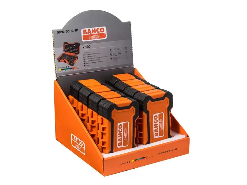 BAHCO - BAH59S100DP - 100 Piece Bit Set Display