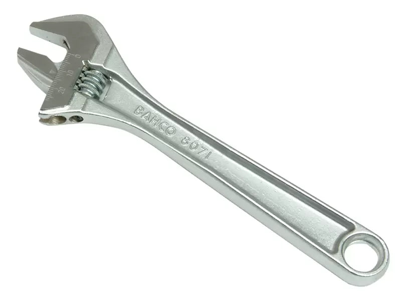 BAHCO Chrome Adjustable Wrench 200mm