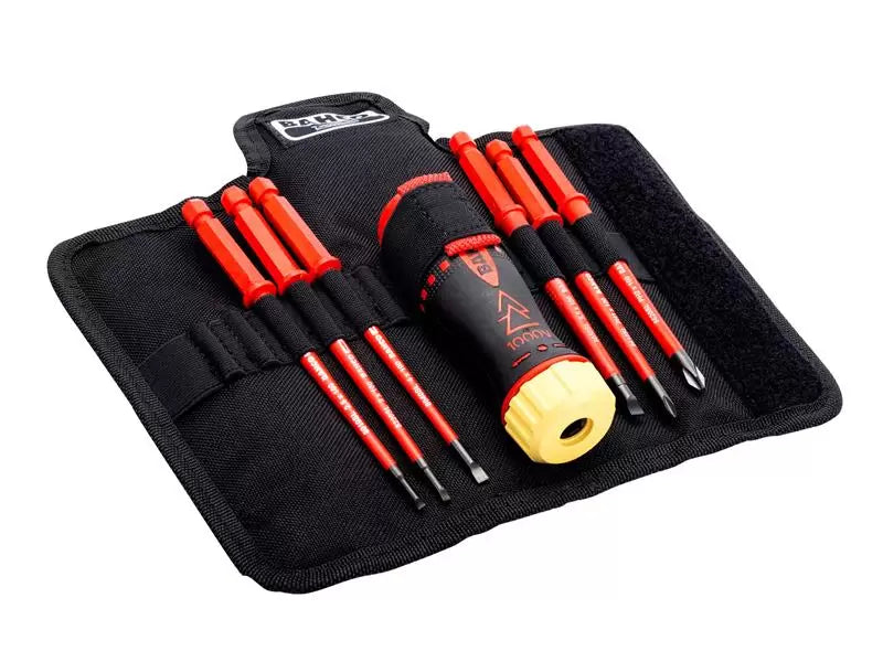 BAHCO Insulated Ratcheting Screwdriver Set 6pc