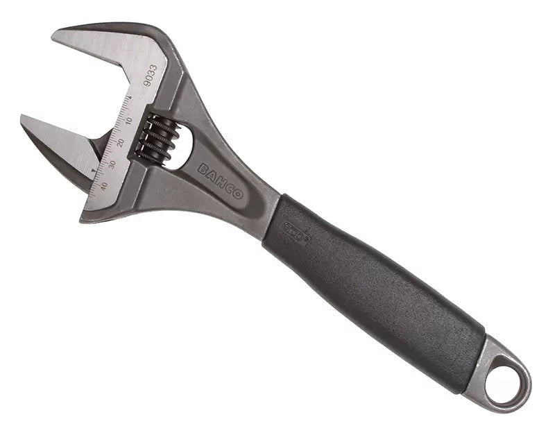 BAHCO Extra Wide Jaw Adjustable Wrench 250mm