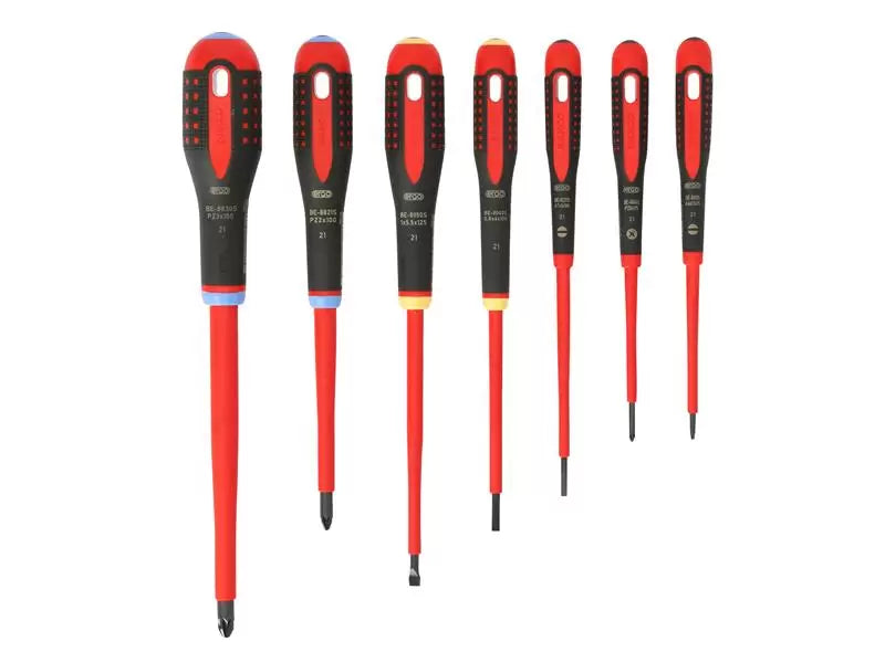 BAHCO VDE Insulated Screwdriver Set 7pc