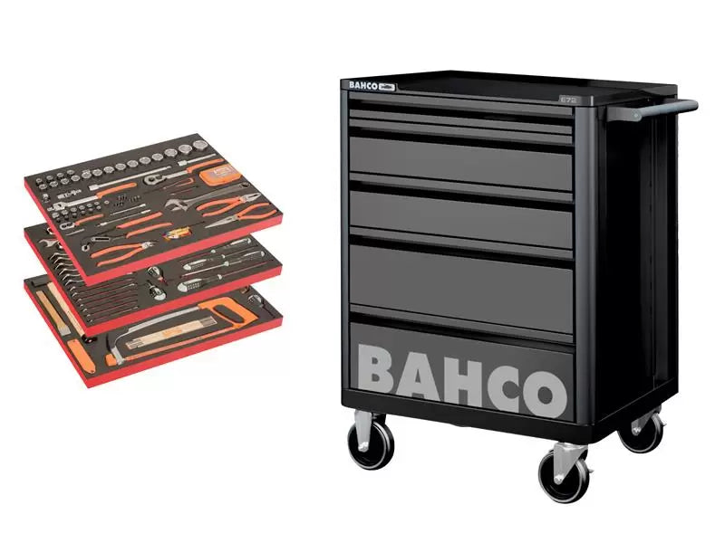 BAHCO - BAHBASIC - Basic Tool Trolley 158 Piece
