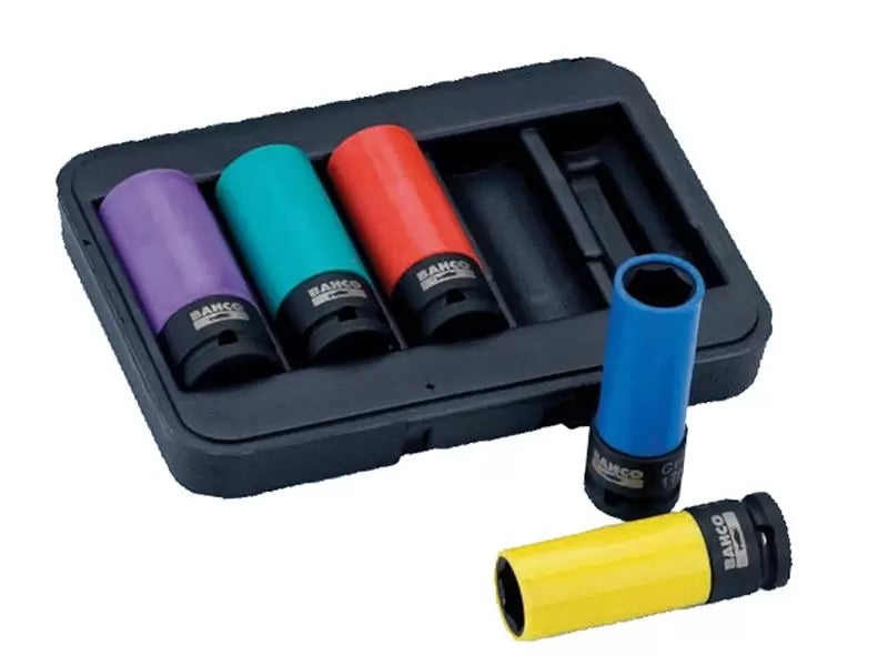 BAHCO Impact Wheel Socket Set 5pc