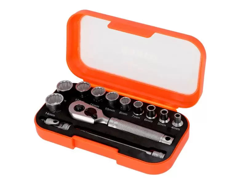 BAHCO Socket Set 13 Piece 1/4in Drive