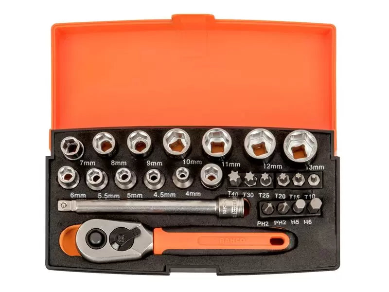 BAHCO Socket Set 25 Piece
